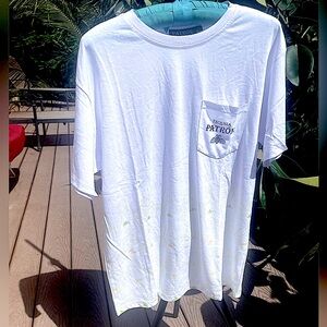 Patron Tequila Unisex White T-shirt Size Large NWT